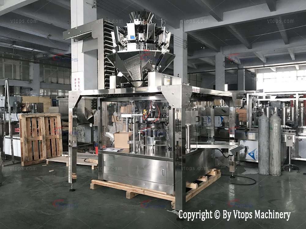 Factory Show of Vtops Given Style Premade Bag Rotary Packing Machine