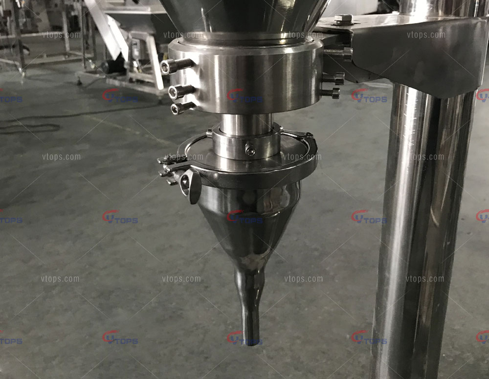 Auger Filler Tray for Free Flow Materials
