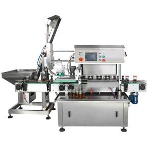 Automatic Twist Off Glass Jar Vacuum Capping Machine | VTOPS-C-V