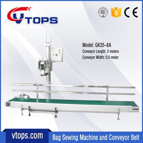 50 kg Bag Sewing Machine and Conveyor Belt | GK35-6A