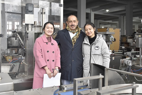 Mr. Barrie visited Vtops for Auger Filling Machine on December 14, 2019