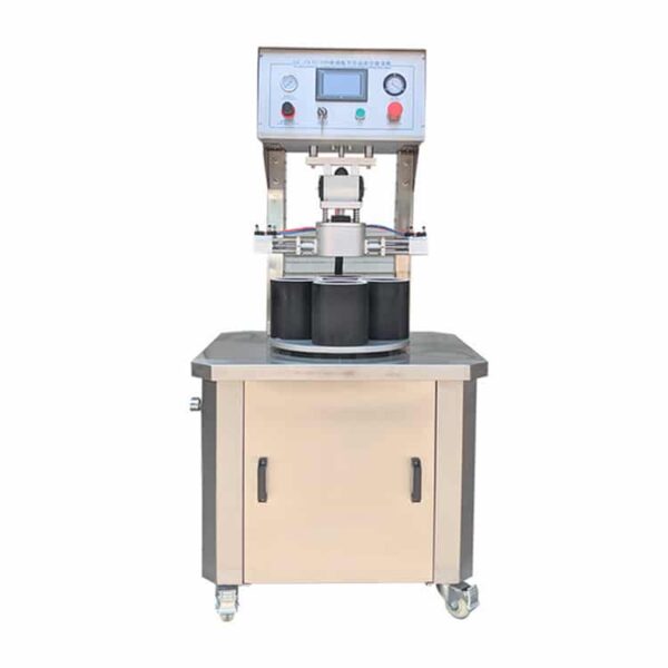 Halbautomatische Vakuumverschließmaschine für Glasgefäße | VTOPS-CS-V
