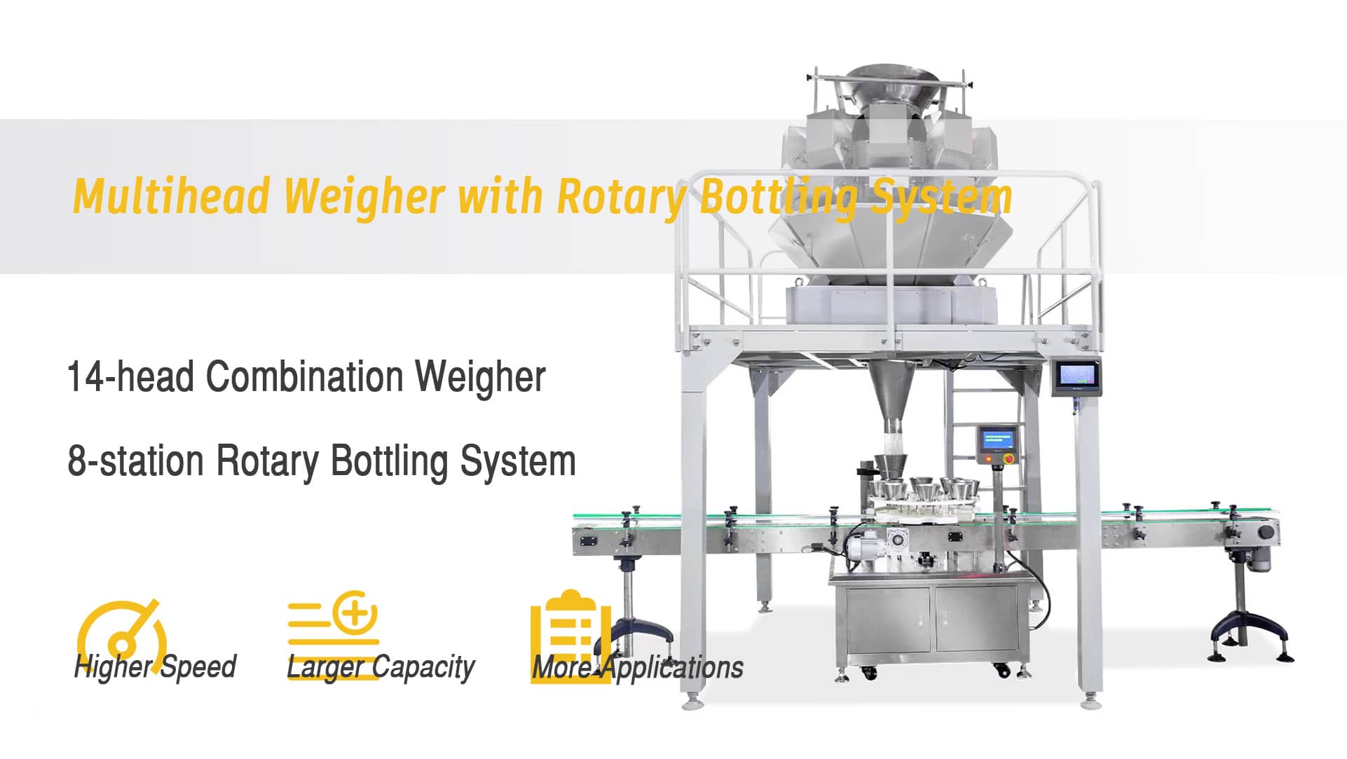 Multihead Weigher With Rotary Bottling System