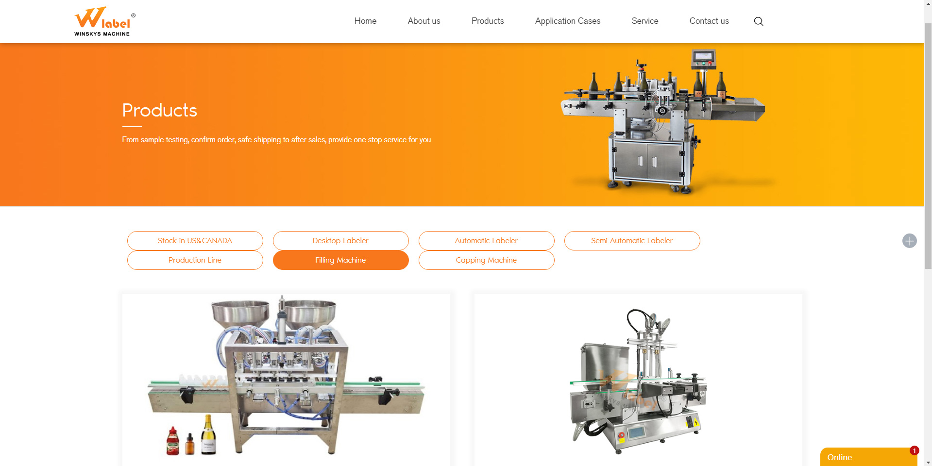 Winskys powder packing machine