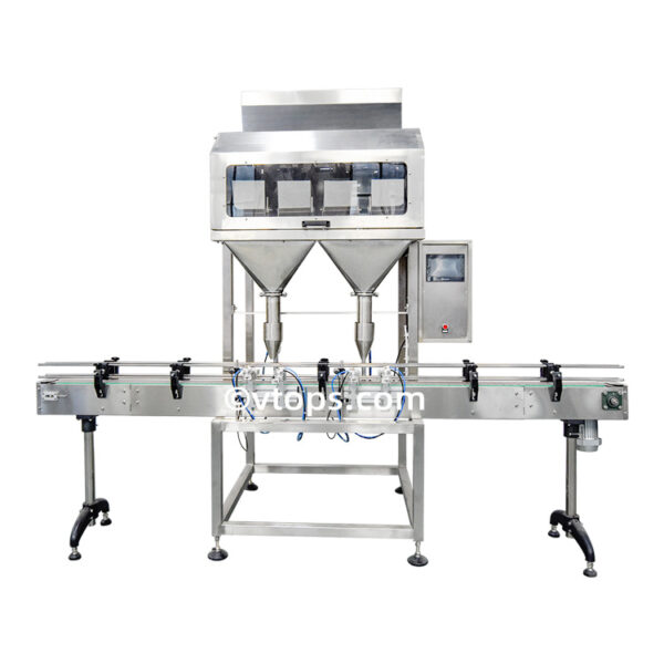 Bottle Container Automatic Vibratory Weigh Filler | VTOPS-GWF-4DC