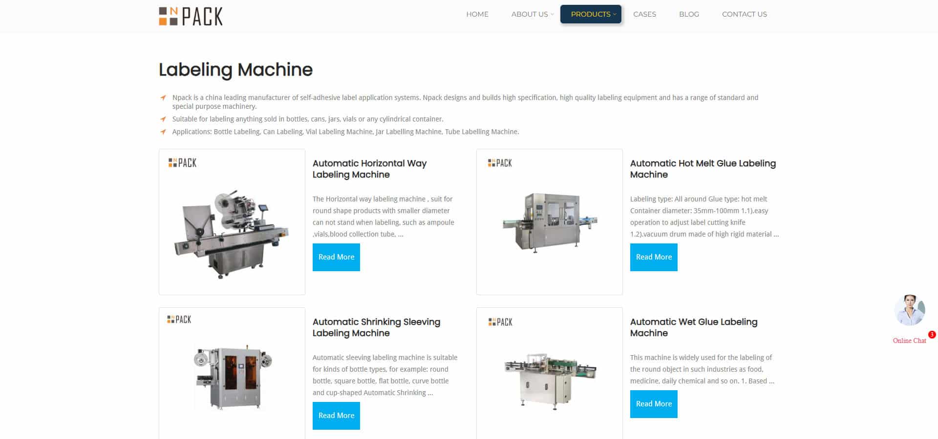 Npack Labeling Machine