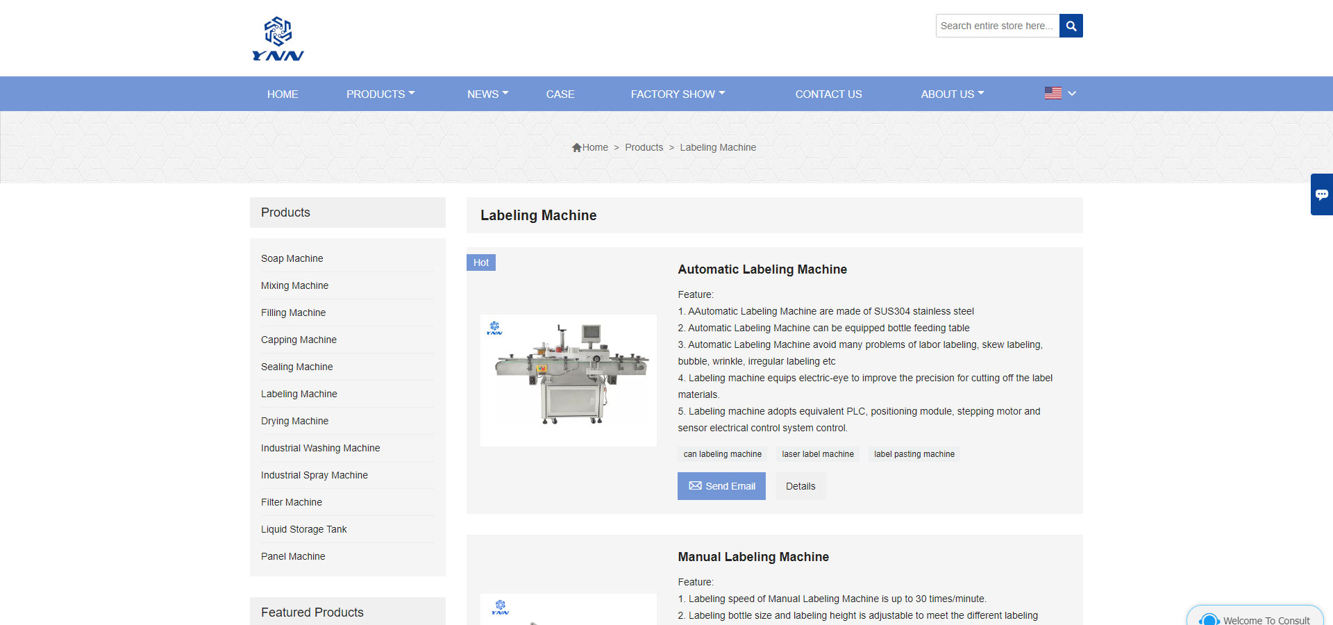 YNN Labeling Machine