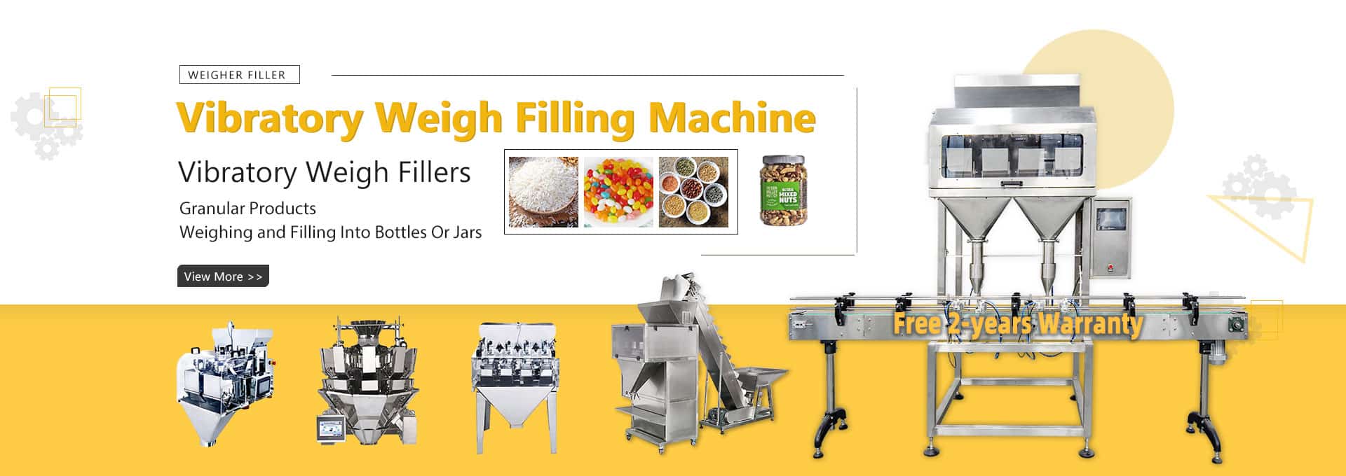 banner vibratory weigh fillers