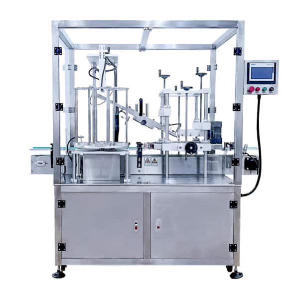 Plastic Lid Cover Capping Machine with 4 Lid Bins | VTOPS-C-PL4