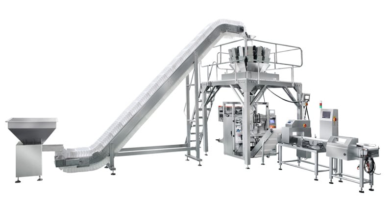 Multihead Weigher VFFS Automatic Packaging Line