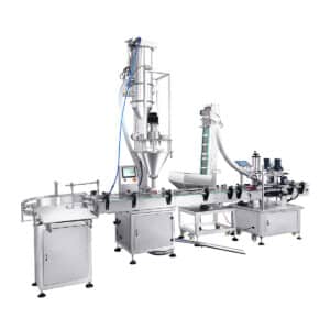Dry Solid Powder Bottle Filling Capping Machine