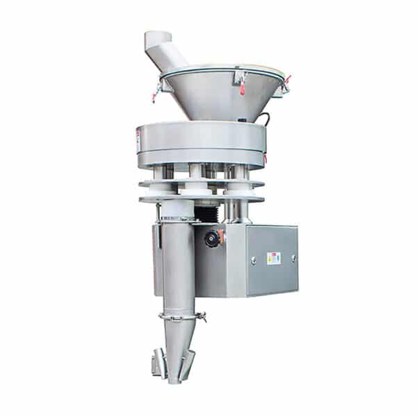 Dispensador de llenado rotatorio de vaso volumétrico de sólidos secos