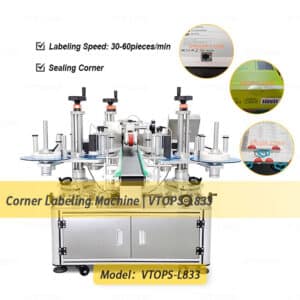 Corner Sealing Labeling Machine for Boxes | VTOPS-L833