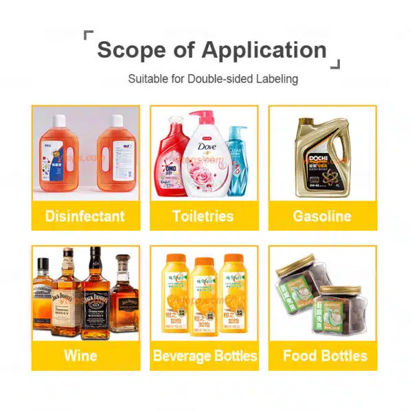 Application of Double-Sided Labeling Machine Rolling Labeler | VTOPS-L806