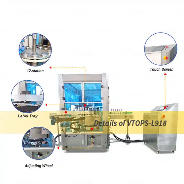 Product Details of Hot Melt Glue Labeling Machine | VTOPS-L918