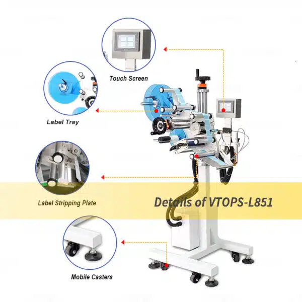 Product Details of Movable Plane Labeling Head | VTOPS-L851