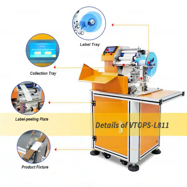 Details of small-jar-sticker-folding-labeling-machine-vtops-l811-4